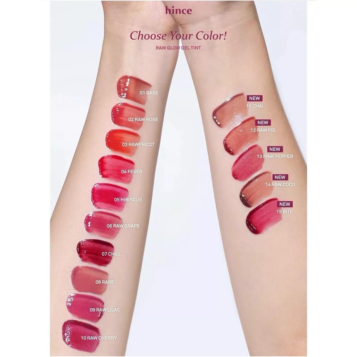 Buy Hince Raw Glow Gel Tint 4ml at Lila Beauty - Korean and Japanese Beauty Skincare and Makeup Cosmetics