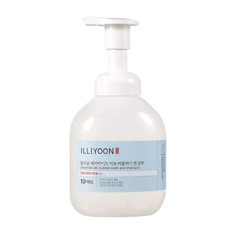Buy illiyoon Ceramide ATO Bubble Wash And Shampoo 400ml at Lila Beauty - Korean and Japanese Beauty Skincare and Makeup Cosmetics