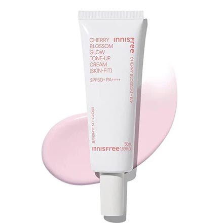 Buy Innisfree Cherry Blossom Glow Tone - up Cream (Skin - Fit) 50ml at Lila Beauty - Korean and Japanese Beauty Skincare and Makeup Cosmetics