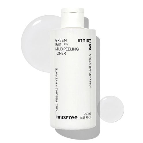 Buy Innisfree Green Barley Mild Peeling Toner 250ml at Lila Beauty - Korean and Japanese Beauty Skincare and Makeup Cosmetics