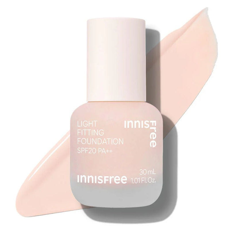 Buy Innisfree Light Fitting Foundation 30ml at Lila Beauty - Korean and Japanese Beauty Skincare and Makeup Cosmetics