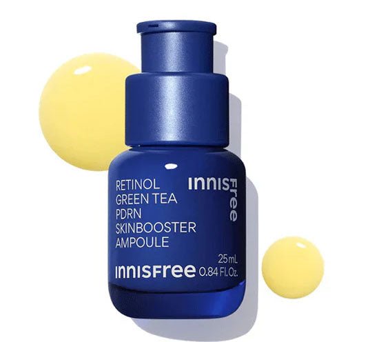 Buy Innisfree Retinol Green Tea PDRN Skin Booster Ampoule 25ml at Lila Beauty - Korean and Japanese Beauty Skincare and Makeup Cosmetics
