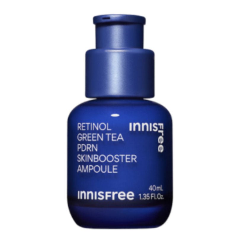 Buy Innisfree Retinol Green Tea PDRN Skin Booster Ampoule 40ml at Lila Beauty - Korean and Japanese Beauty Skincare and Makeup Cosmetics