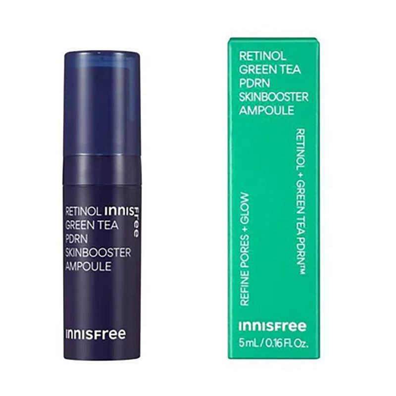 Buy Innisfree Retinol Green Tea PDRN Skin Booster Ampoule Mini 5ml at Lila Beauty - Korean and Japanese Beauty Skincare and Makeup Cosmetics