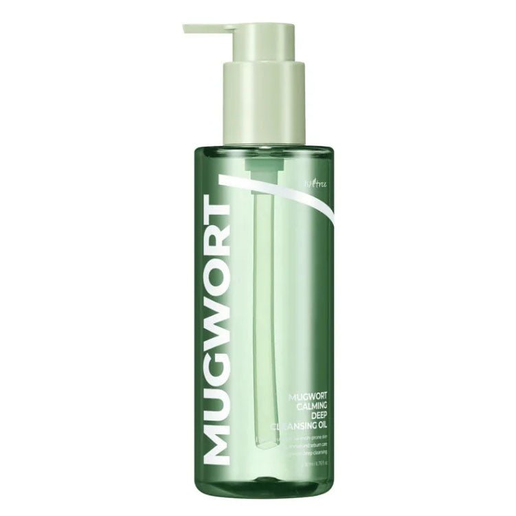 Buy Isntree Mugwort Calming Deep Cleansing Oil 200ml at Lila Beauty - Korean and Japanese Beauty Skincare and Makeup Cosmetics