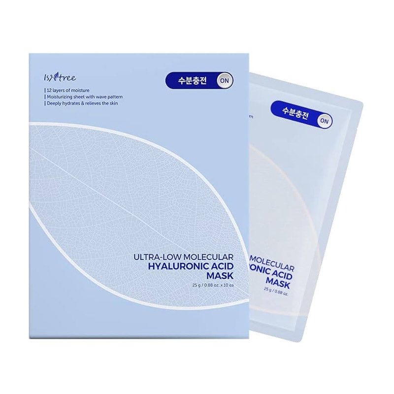 Buy Isntree Ultra-Low Molecular Hyaluronic Acid Mask 25g at Lila Beauty - Korean and Japanese Beauty Skincare and Makeup Cosmetics