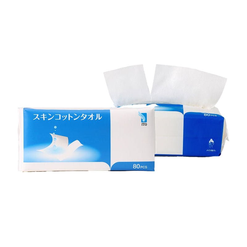 Buy ITO Disposable Facial Towel In Box (80pcs) at Lila Beauty - Korean and Japanese Beauty Skincare and Makeup Cosmetics