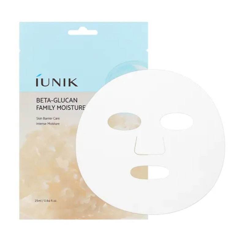 Buy iUNIK Beta-Glucan Family Moisture Mask 25ml at Lila Beauty - Korean and Japanese Beauty Skincare and Makeup Cosmetics