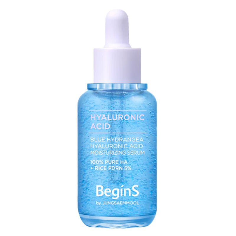Buy Jung Saem Mool BeginS Blue Hydrangea Hyaluronic Acid Moisturizing Serum 30ml at Lila Beauty - Korean and Japanese Beauty Skincare and Makeup Cosmetics