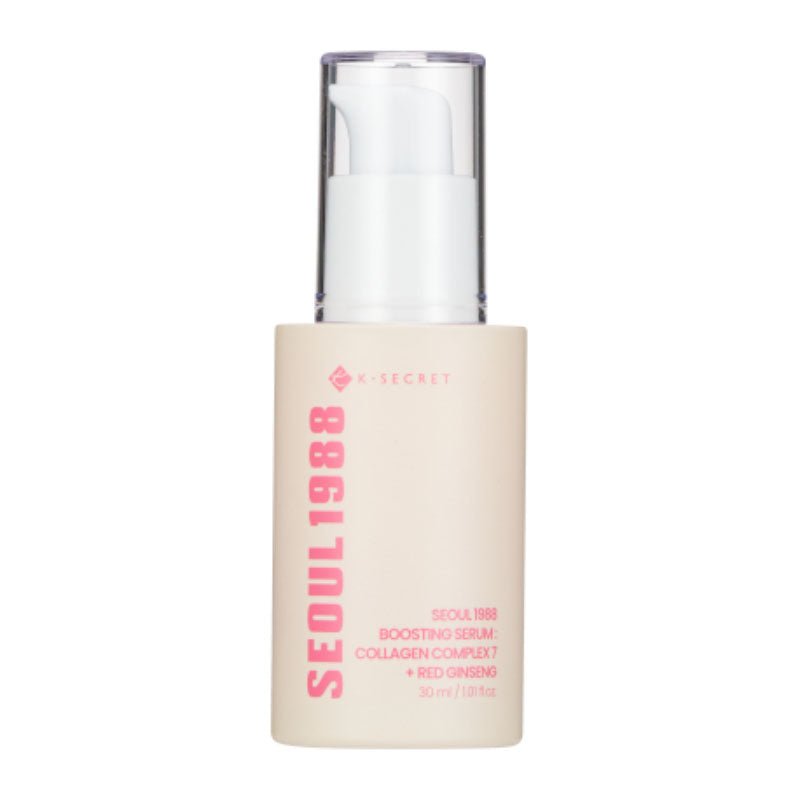 Buy K-Secret SEOUL 1988 Boosting Serum : Collagen Complex 7 + Red Ginseng 30ml at Lila Beauty - Korean and Japanese Beauty Skincare and Makeup Cosmetics