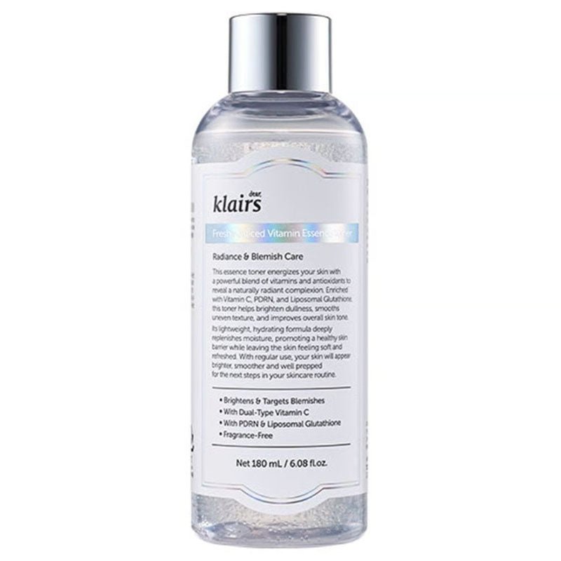 Buy Klairs Freshly Juiced Vitamin Essence Toner 180ml at Lila Beauty - Korean and Japanese Beauty Skincare and Makeup Cosmetics