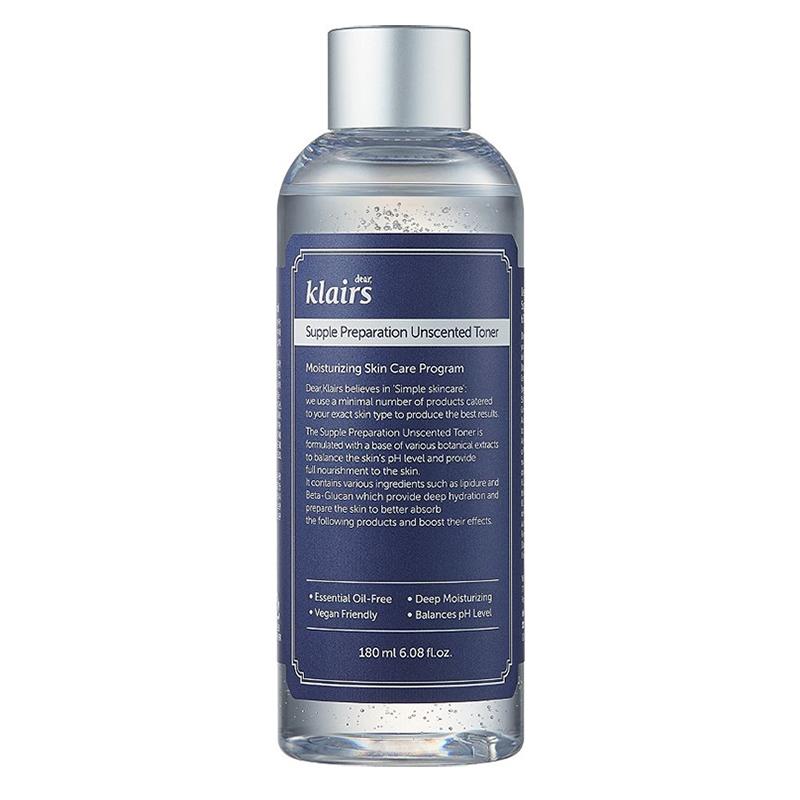Buy Klairs Supple Preparation Unscented Toner 180ml (No Box) at Lila Beauty - Korean and Japanese Beauty Skincare and Makeup Cosmetics