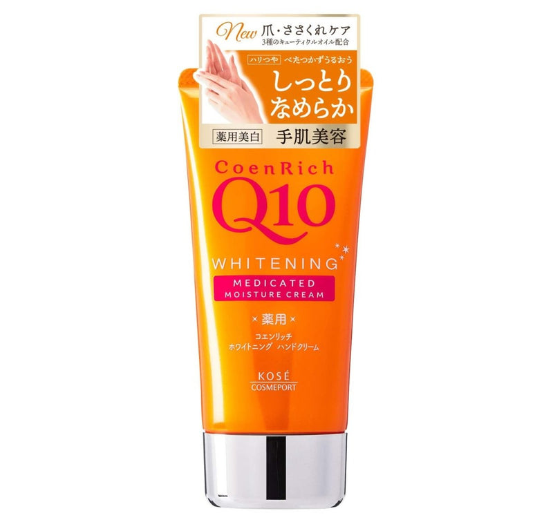 Buy Kose Cosmeport Coenrich Q10 Whitening Medicated Moisture Cream Hand & Finger 80g at Lila Beauty - Korean and Japanese Beauty Skincare and Makeup Cosmetics