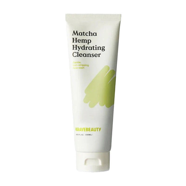 Buy Krave Beauty Matcha Hemp Hydrating Cleanser 120ml at Lila Beauty - Korean and Japanese Beauty Skincare and Makeup Cosmetics