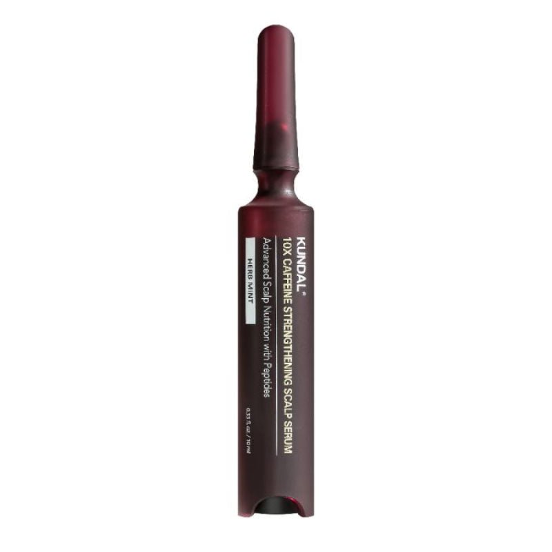 Buy Kundal 10X Caffeine Strengthening Scalp Serum 10ml - Herb Mint at Lila Beauty - Korean and Japanese Beauty Skincare and Makeup Cosmetics