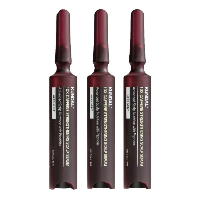 Buy Kundal Korean Royal Palace Edition Set - 10X Caffeine Scalp Serum (10ml * 3ea) + Gua Sha Comb at Lila Beauty - Korean and Japanese Beauty Skincare and Makeup Cosmetics