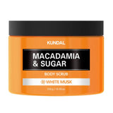 Buy Kundal Macadamia & Sugar Body Scrub 550g at Lila Beauty - Korean and Japanese Beauty Skincare and Makeup Cosmetics