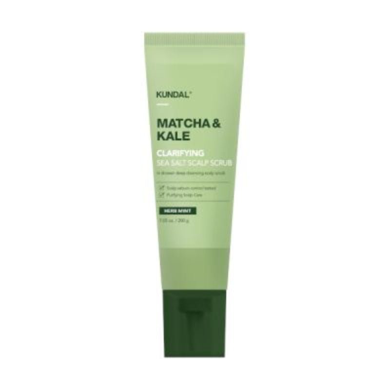 Buy Kundal Matcha & Kale Clarifying Sea Salt Scalp Scrub 200g - Herb Mint at Lila Beauty - Korean and Japanese Beauty Skincare and Makeup Cosmetics