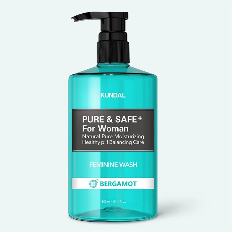 Buy Kundal Pure & Safe+ For Woman Feminine Wash 300ml - Bergamot at Lila Beauty - Korean and Japanese Beauty Skincare and Makeup Cosmetics