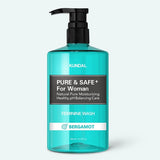 Buy Kundal Pure & Safe+ For Woman Feminine Wash 300ml - Bergamot at Lila Beauty - Korean and Japanese Beauty Skincare and Makeup Cosmetics