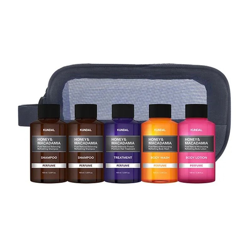 Buy Kundal Travel Kit 100ml (5pcs) at Lila Beauty - Korean and Japanese Beauty Skincare and Makeup Cosmetics