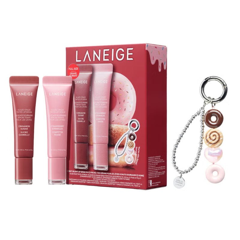 Buy Laneige Donut Delight Lip Serum Duo at Lila Beauty - Korean and Japanese Beauty Skincare and Makeup Cosmetics