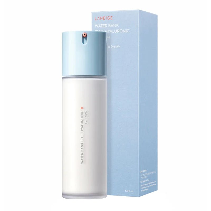 Buy Laneige Water Bank Blue Hyaluronic Emulsion 120ml (Normal to Dry) at Lila Beauty - Korean and Japanese Beauty Skincare and Makeup Cosmetics