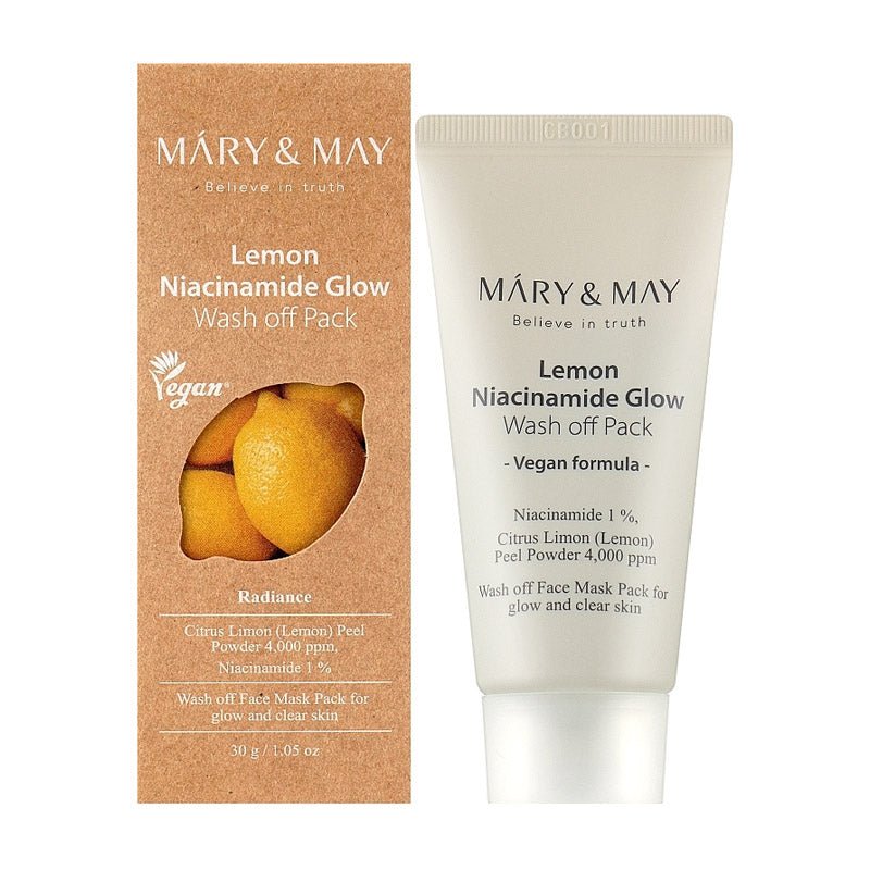 Buy Mary & May Lemon Niacinamide Glow Wash-Off Pack 30g at Lila Beauty - Korean and Japanese Beauty Skincare and Makeup Cosmetics