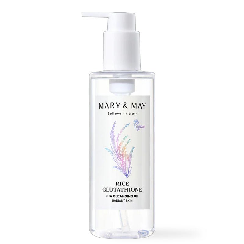 Buy Mary & May Rice Glutathione LHA Cleansing Oil 200ml at Lila Beauty - Korean and Japanese Beauty Skincare and Makeup Cosmetics