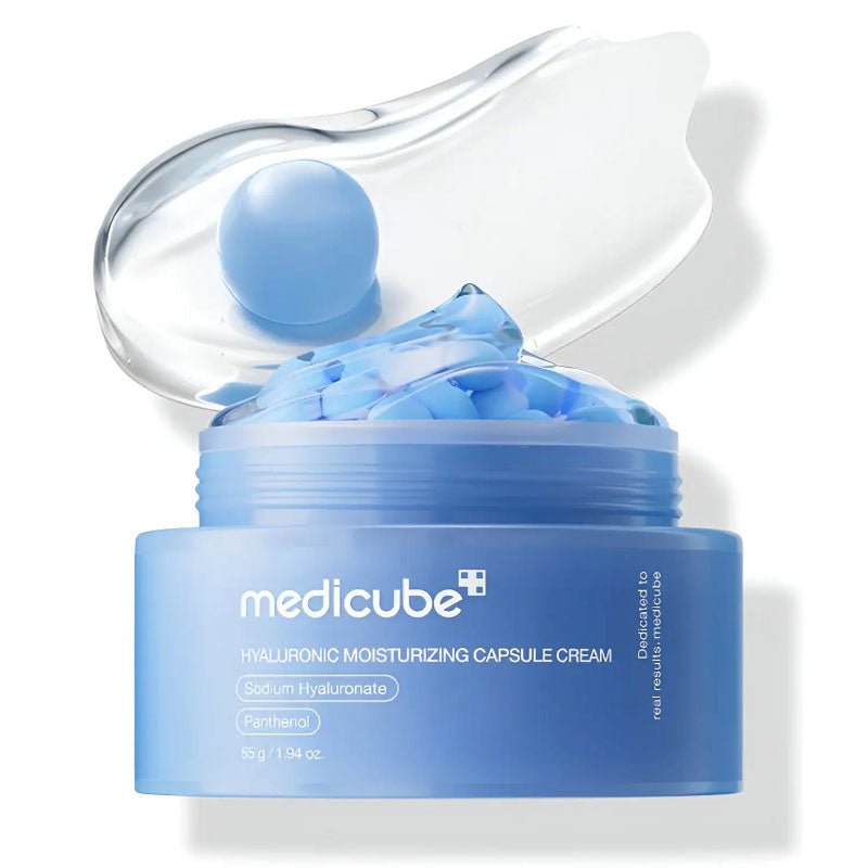 Buy Medicube Hyaluronic Moisturizing Capsule Cream 55g at Lila Beauty - Korean and Japanese Beauty Skincare and Makeup Cosmetics