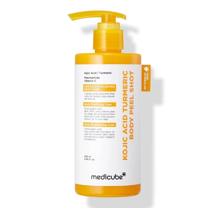 Buy Medicube Kojic Acid Turmeric Body Peel Shot 280ml at Lila Beauty - Korean and Japanese Beauty Skincare and Makeup Cosmetics