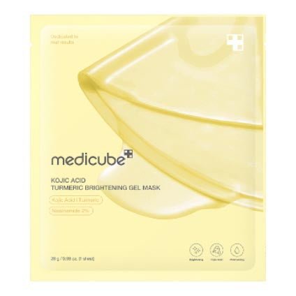 Buy Medicube Kojic Acid Turmeric Brightening Gel Mask 28g at Lila Beauty - Korean and Japanese Beauty Skincare and Makeup Cosmetics