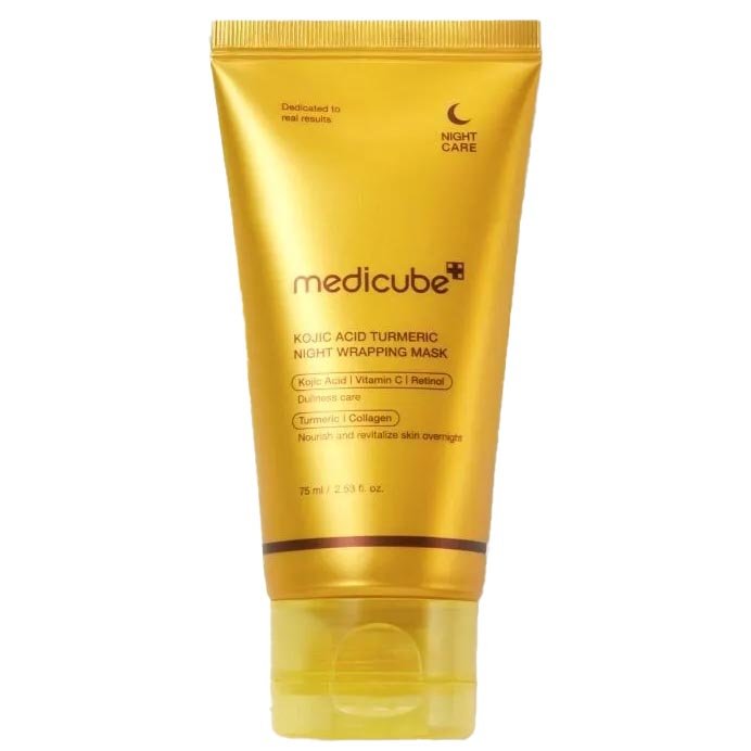 Buy Medicube Kojic Acid Turmeric Night Wrapping Mask 75ml at Lila Beauty - Korean and Japanese Beauty Skincare and Makeup Cosmetics