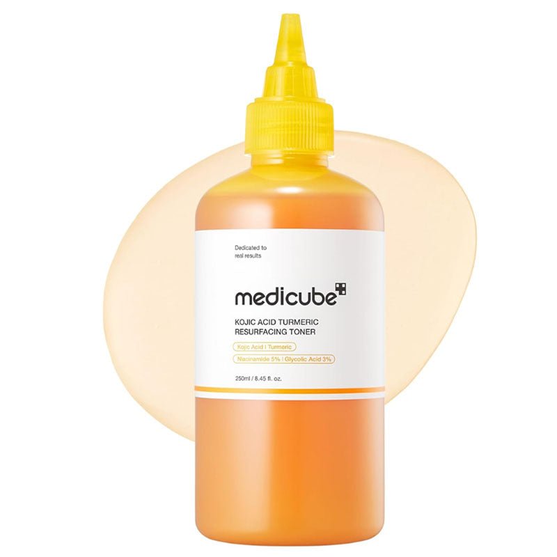 Buy Medicube Kojic Acid Turmeric Resurfacing Toner 250ml at Lila Beauty - Korean and Japanese Beauty Skincare and Makeup Cosmetics