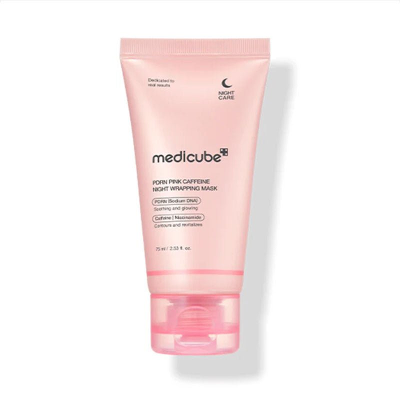 Buy Medicube PDRN Pink Caffeine Night Wrapping Mask 75ml at Lila Beauty - Korean and Japanese Beauty Skincare and Makeup Cosmetics