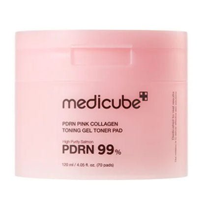 Buy Medicube PDRN Pink Collagen Toning Gel Toner Pad (70 Pads) at Lila Beauty - Korean and Japanese Beauty Skincare and Makeup Cosmetics
