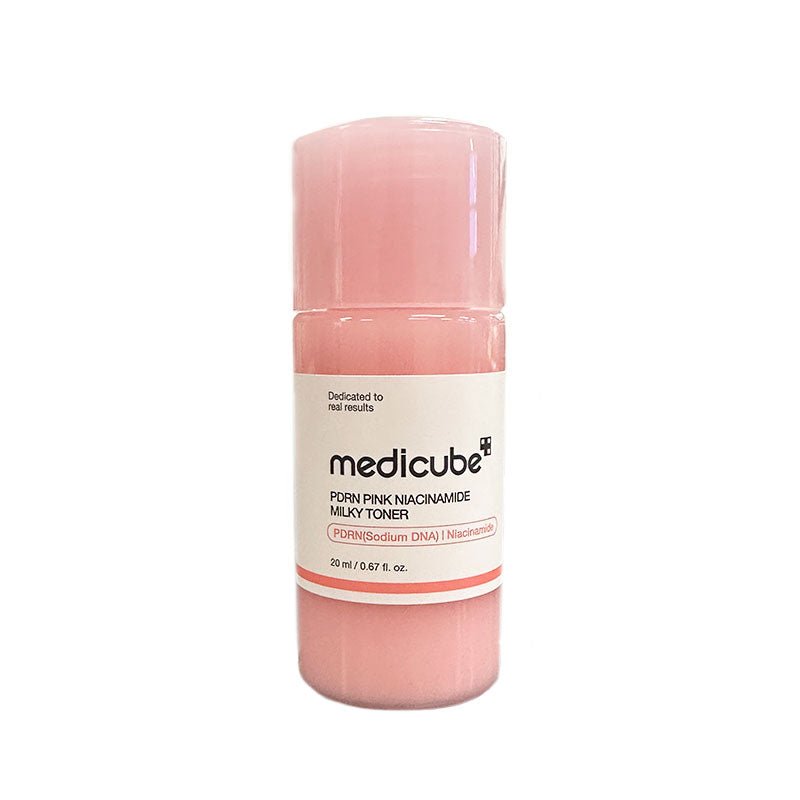 Buy Medicube PDRN Pink Niacinamide Milky Toner 20ml (Mini) at Lila Beauty - Korean and Japanese Beauty Skincare and Makeup Cosmetics