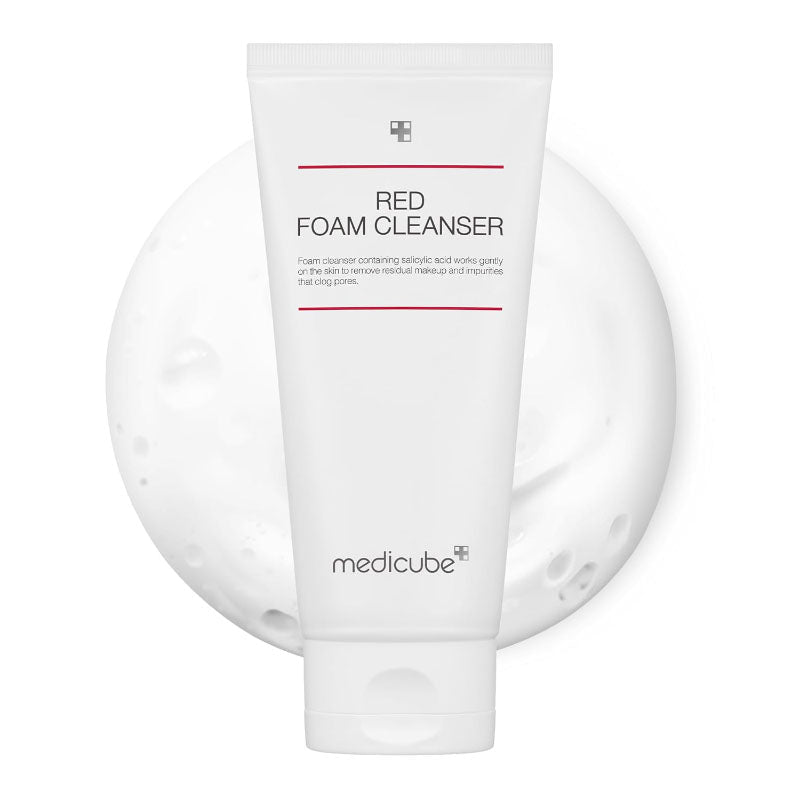 Buy Medicube Red Foam Cleanser 120ml at Lila Beauty - Korean and Japanese Beauty Skincare and Makeup Cosmetics