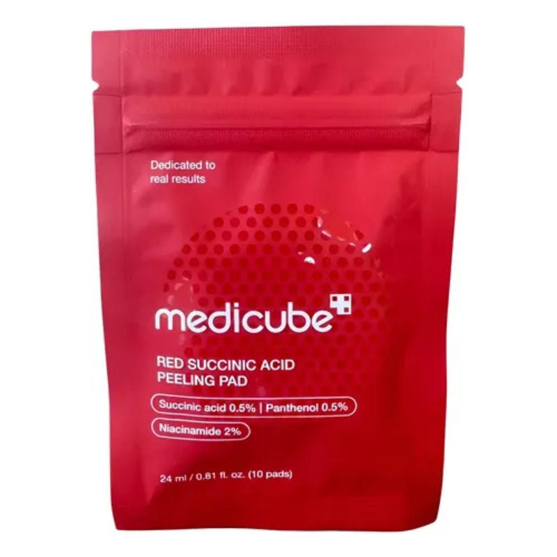 Buy Medicube Red Succinic Peeling Pad Mini (10 Pads) at Lila Beauty - Korean and Japanese Beauty Skincare and Makeup Cosmetics
