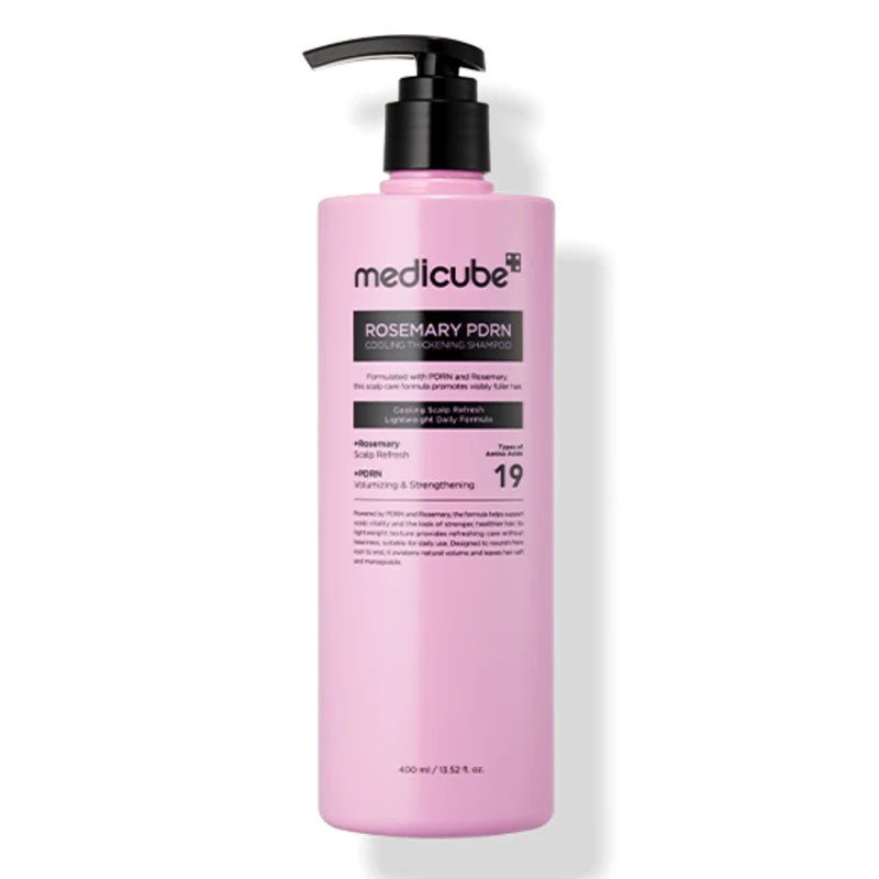 Buy Medicube Rosemary PDRN Cooling Thickening Shampoo 400ml at Lila Beauty - Korean and Japanese Beauty Skincare and Makeup Cosmetics
