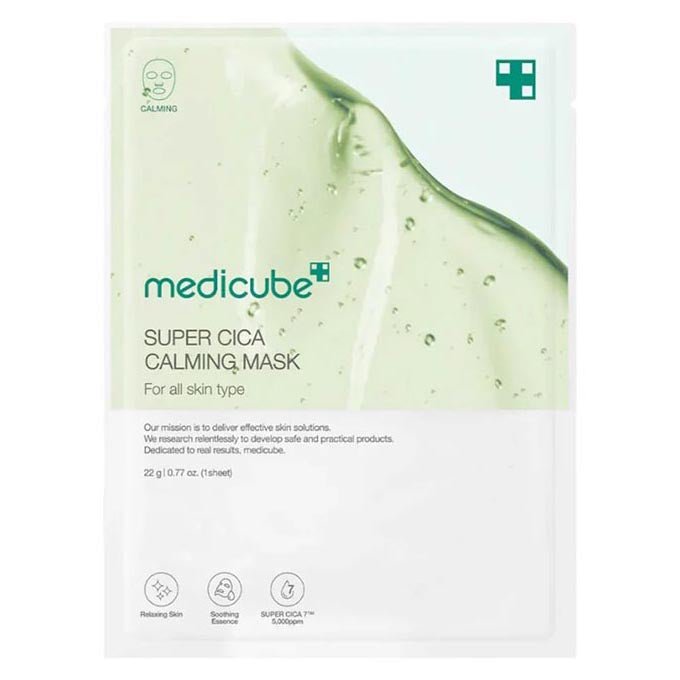 Buy Medicube Super Cica Calming Mask 22g at Lila Beauty - Korean and Japanese Beauty Skincare and Makeup Cosmetics