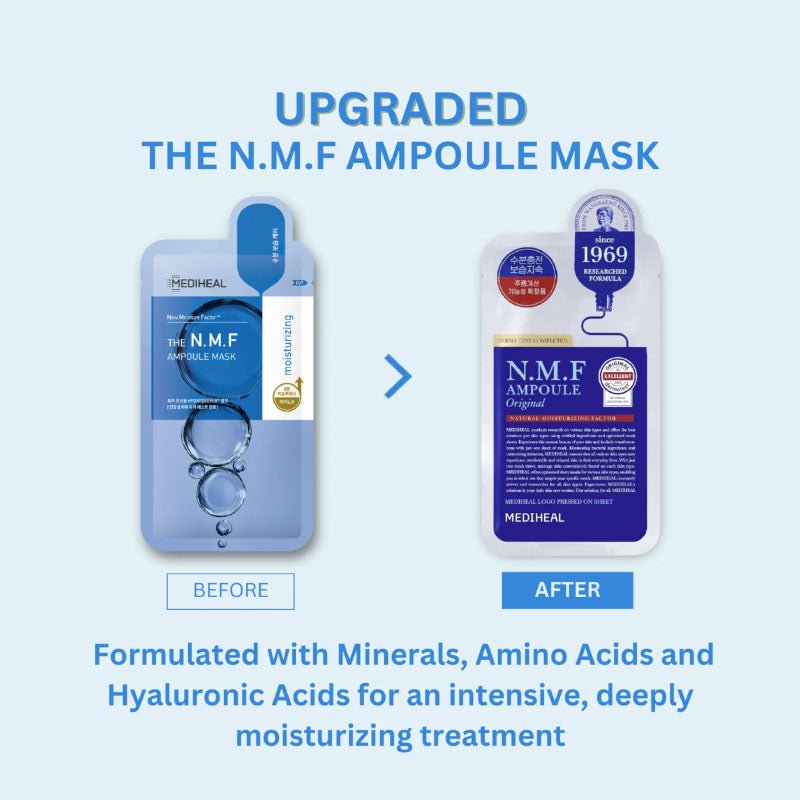 Buy Mediheal N.M.F Ampoule Original Mask 27ml at Lila Beauty - Korean and Japanese Beauty Skincare and Makeup Cosmetics