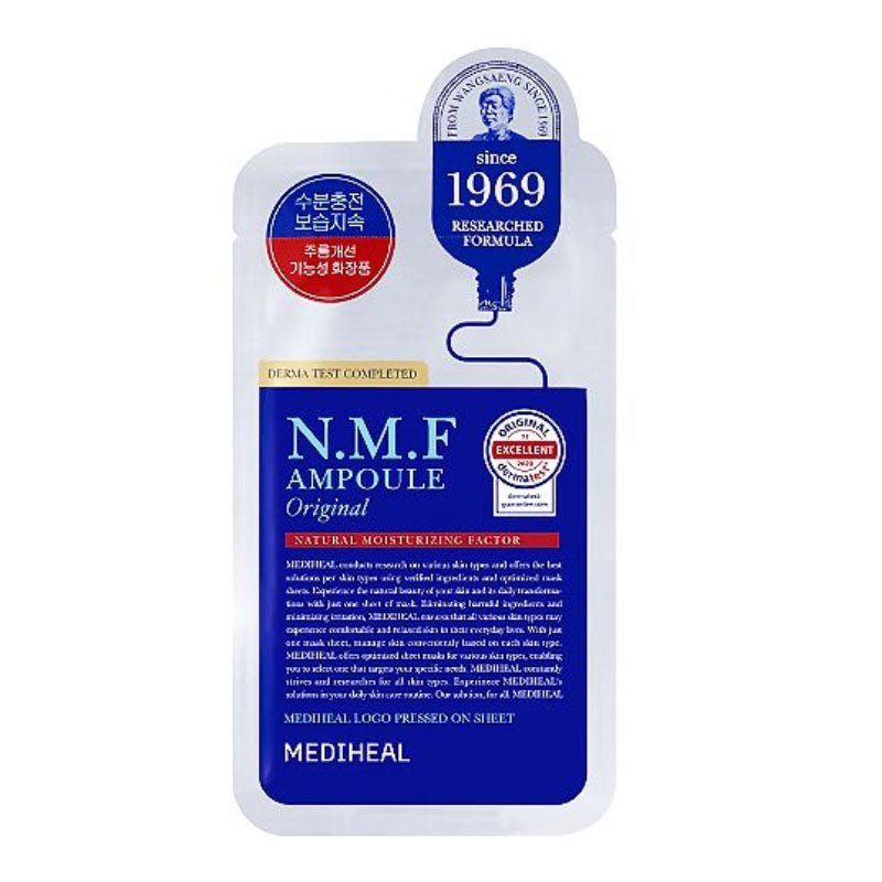 Buy Mediheal N.M.F Ampoule Original Mask 27ml at Lila Beauty - Korean and Japanese Beauty Skincare and Makeup Cosmetics