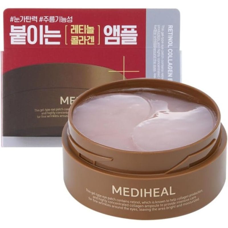 Buy Mediheal Retinol Collagen Eye Ampoule Patch (60pcs) at Lila Beauty - Korean and Japanese Beauty Skincare and Makeup Cosmetics