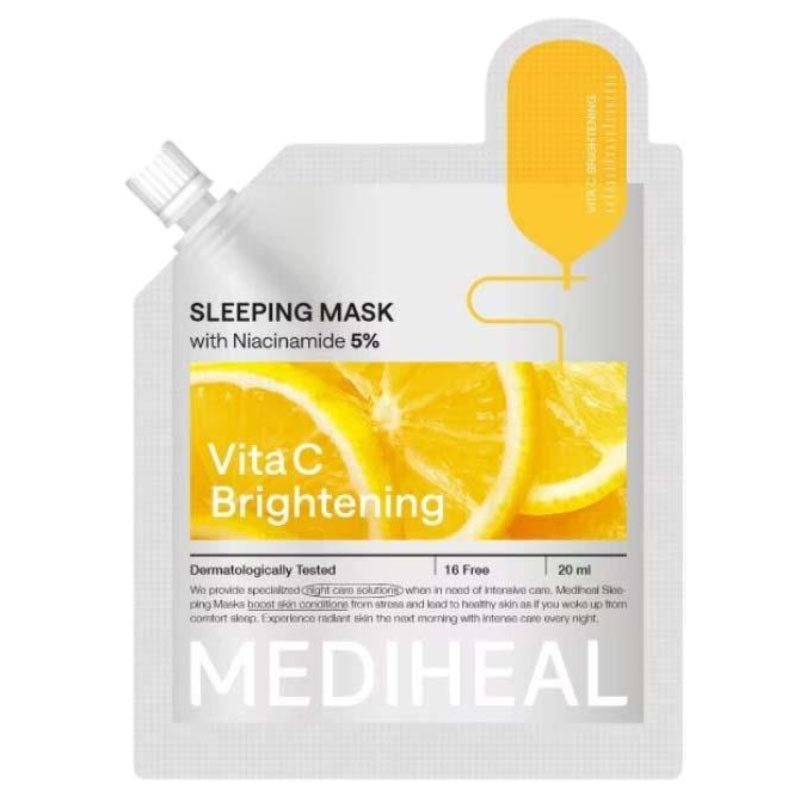 Buy Mediheal Vita C Brightening Sleeping Mask 20ml at Lila Beauty - Korean and Japanese Beauty Skincare and Makeup Cosmetics