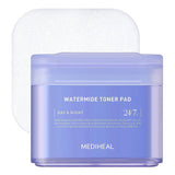 Buy Mediheal Watermide Toner Pad (100 pcs) (Short Expiry 08/10/2026) at Lila Beauty - Korean and Japanese Beauty Skincare and Makeup Cosmetics
