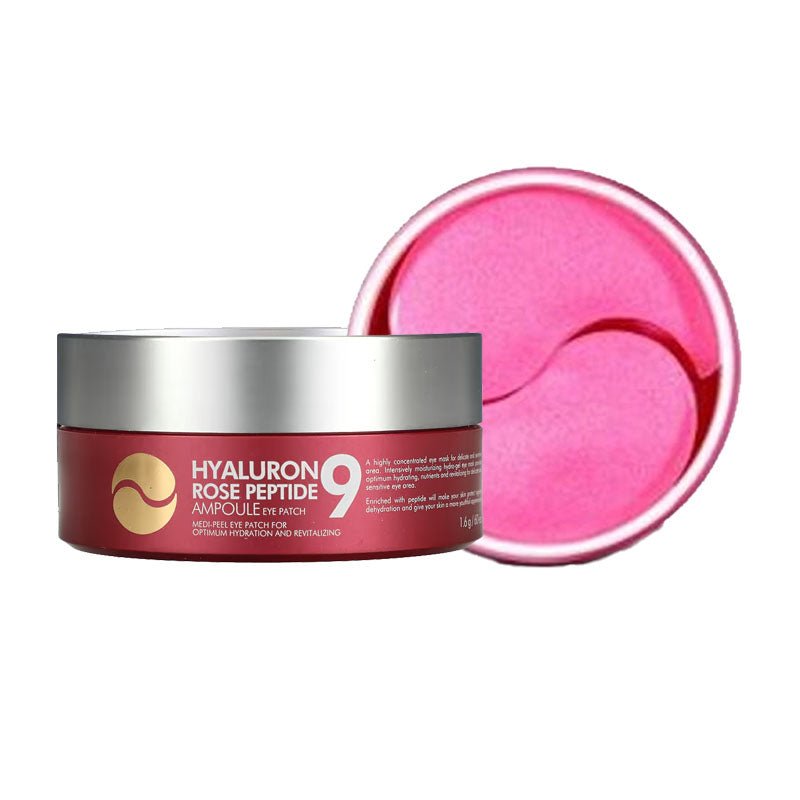 Buy MediPeel Hyaluron Rose Peptide 9 Ampoule Eye Patch (60pcs) at Lila Beauty - Korean and Japanese Beauty Skincare and Makeup Cosmetics