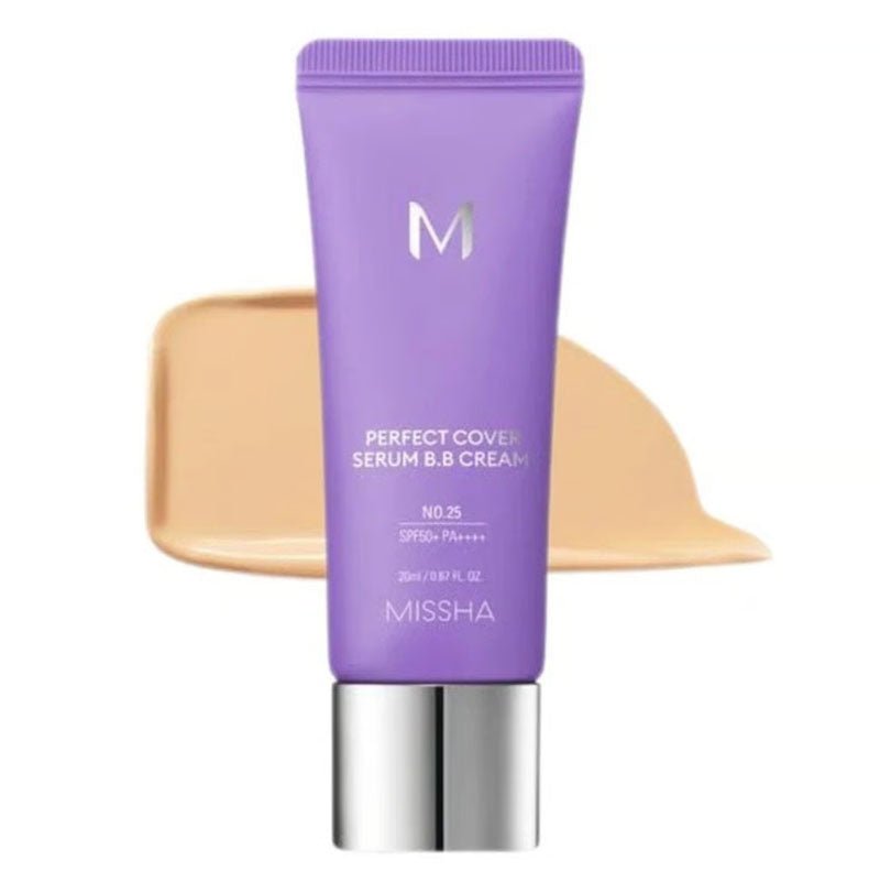 Buy Missha M Perfect Cover Serum BB Cream (Mini) 20ml at Lila Beauty - Korean and Japanese Beauty Skincare and Makeup Cosmetics