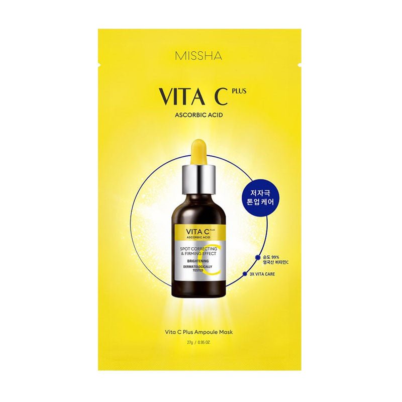 Buy Missha Vita C Plus Ampoule Mask 27g at Lila Beauty - Korean and Japanese Beauty Skincare and Makeup Cosmetics