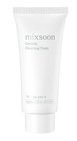 Buy Mixsoon Centella Cleansing Foam Mini 20ml at Lila Beauty - Korean and Japanese Beauty Skincare and Makeup Cosmetics